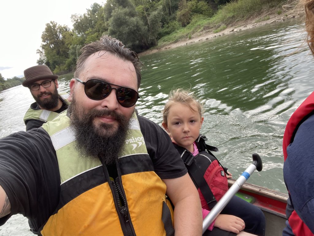 Paddling with my Kids